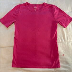 J. Crew Bright Pink Short Sleeve Tee